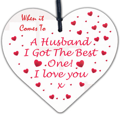 Gift For Husband Birthday Valentines Day Gift Engraved Heart Gift For Him Love