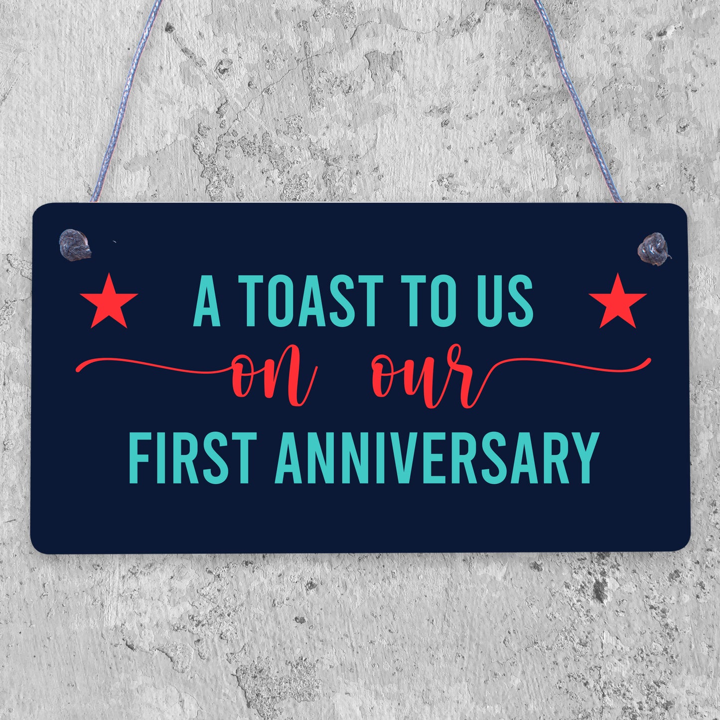 Funny Joke Anniversary hanging plaque For Him Her First Anniversary Gifts Keepsake Plaque