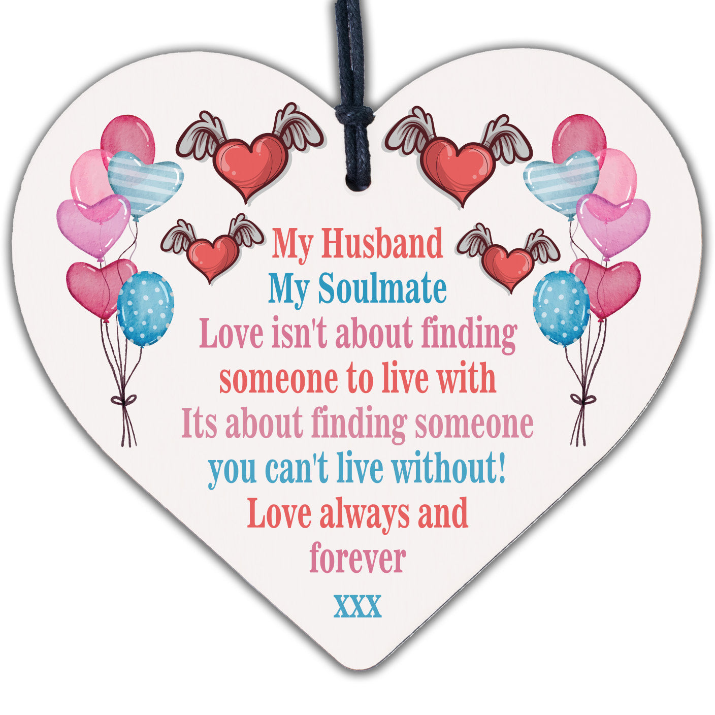 Soulmate Gift For Husband Heart Anniversary Gift For Husband Love Gift For Him