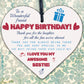 Friendship Best Friend Plaque Happy Birthday Heart Gift Mum Colleague Thank You