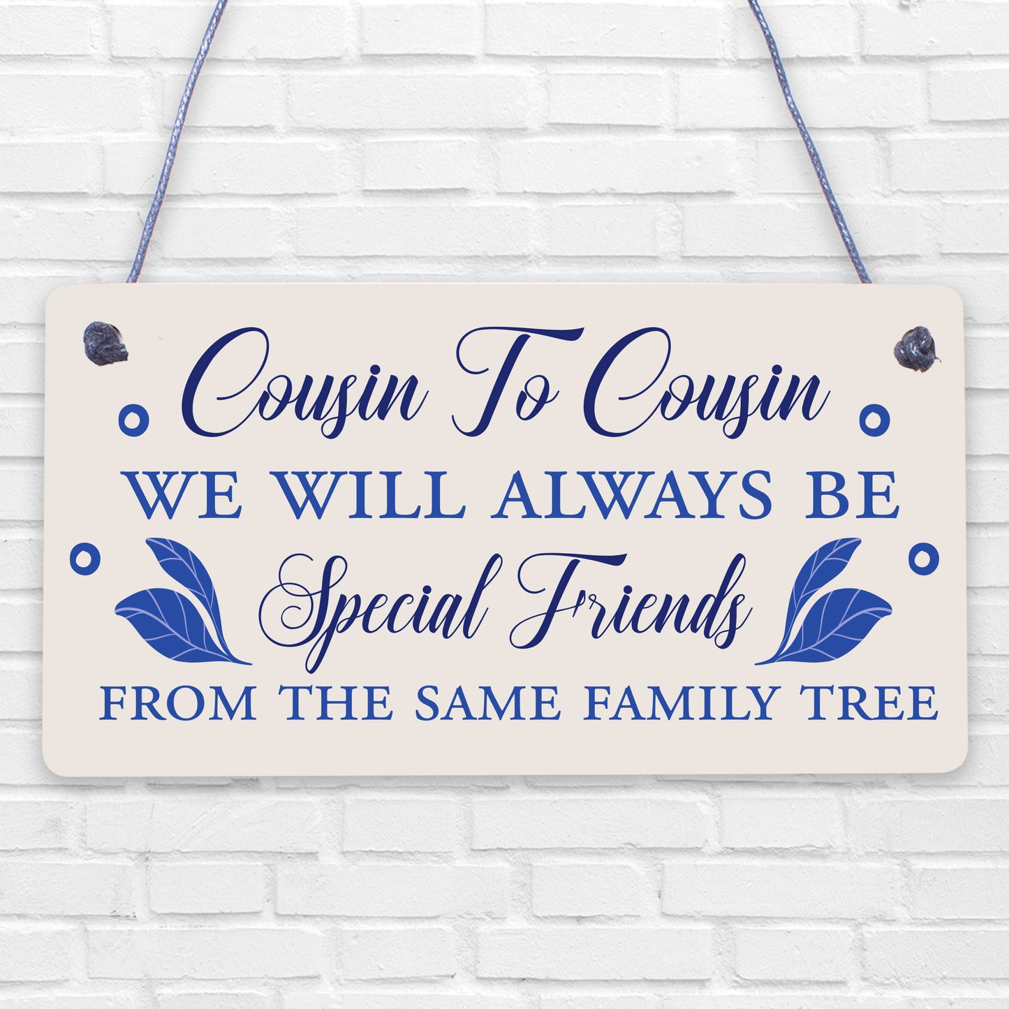 Birthday Christmas Gift For Cousin Special Family Plaques Best Friend Keepsakes