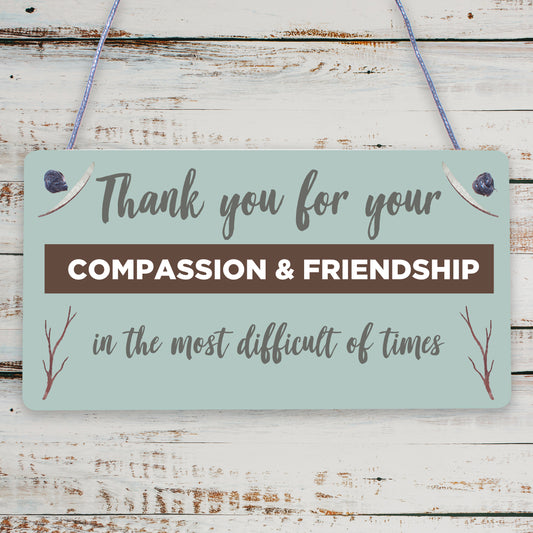 Thank You Friendship Gift Best Friend Sign Birthday Christmas Keepsake Plaque