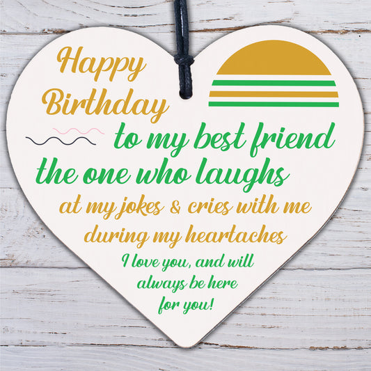 Birthday Friend Gifts Heart Special Friendship Plaque Card Best Friend Present