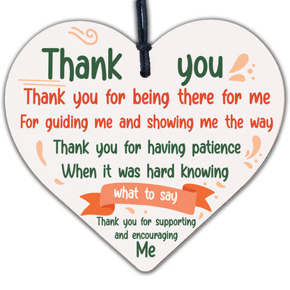 Thank You Gift Plaque Friendship Gift Mum Dad Best Friend Mothers Day Gifts