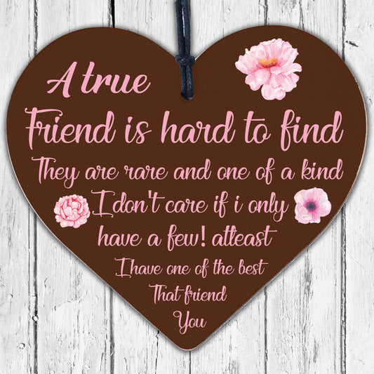 Friendship Wooden Heart Keepsakes Best Friend Gifts For Christmas Birthday Gifts