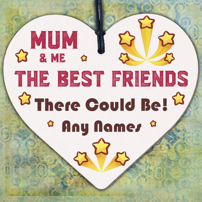 Best Friend Gift Engraved Heart Mum Gift For Birthday Mothers Day Keepsake