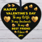 Valentines Day Gift For Wife Soulmate Gift Best Friend Gift Engraved Heart