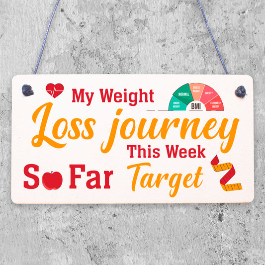 Weight Loss Tracker Board Chalkboard Sign Weight Loss Reward Gift For Friend