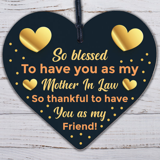 Mother In Law Friendship Gift Wedding Mother Of Groom Bride Thank You Plaque