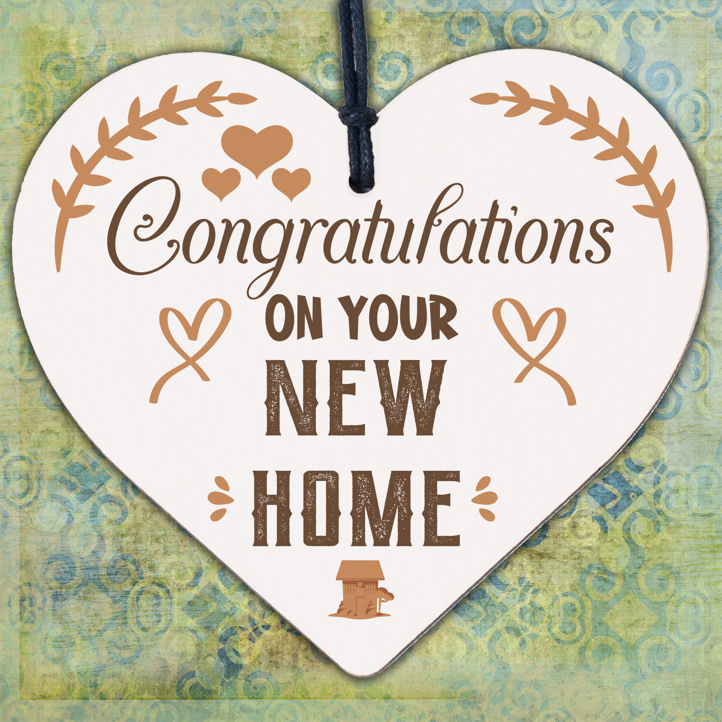 Congratulations New Home Plaque First House Friendship Family Gift House Warming