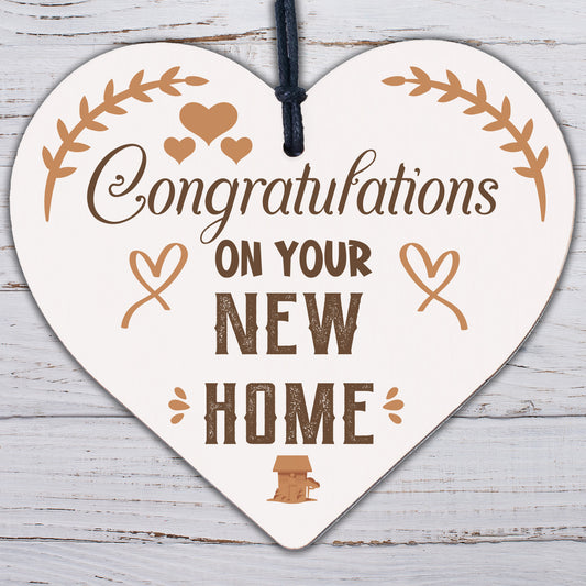 Congratulations New Home Plaque First House Friendship Family Gift House Warming