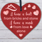 Home Made Of Love Wooden Hanging Heart House Warming Friendship Gift Sign