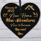 House Warming Gift For Friend Heart Plaque New Home Gift 1st Home Decoration