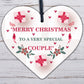 Handmade Christmas Gift For Friend Wooden Heart Couple Gift Tree Decoration