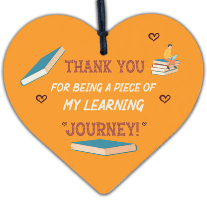 Teacher Heart Hanging Plaque Gifts Thank You Gifts for Teacher Assistant School