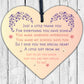 Just A Little Thank You Wood Heart Gift For Teacher Teaching Assistant Leaving