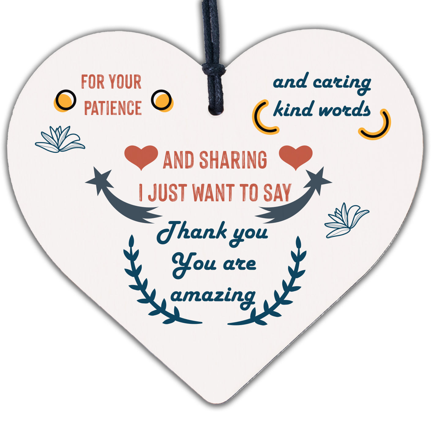 Leaving Nursery Wooden Heart Plaque Teacher Childminder Preschool Thank You Gift