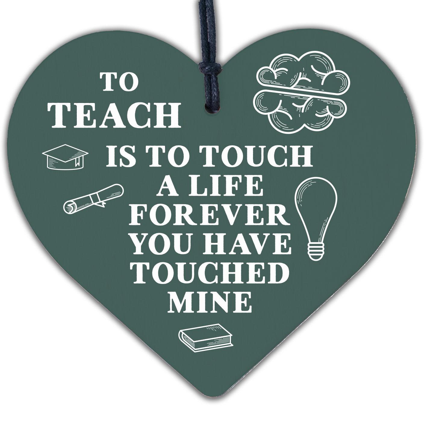 Teacher Gifts Teaching Assistant Gifts Wooden Heart Leaving Gifts School Nursery