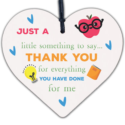 Thank You Gifts Teacher Teaching Assistant Nursery Childminder Friendship Signs