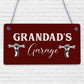 Grandad's Garage Wall Plaque Novelty Workshop Man Cave Shed Sign Father Gift