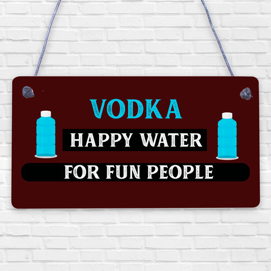 Vodka Novelty Sign Funny Friendship Alcohol Man Cave Bar Pub Hanging Plaque