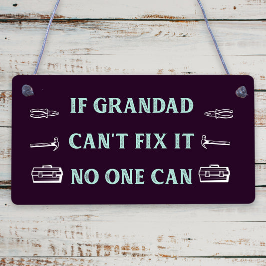 Shed Garage Sign Wall Plaque Workshop Man Cave Grandad Dad Father Birthday Gift