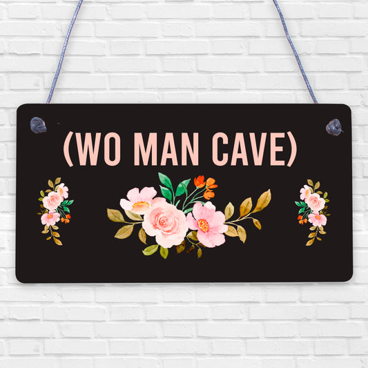 Her Man Cave Sign Funny Bedroom SummerHouse Plaque Gifts For Women Gifts