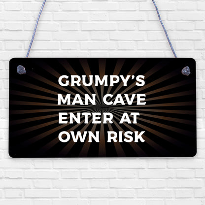 Man Cave Plaque Garage Signs For Men Shed Dad Grandad Son Birthday Gift For Men