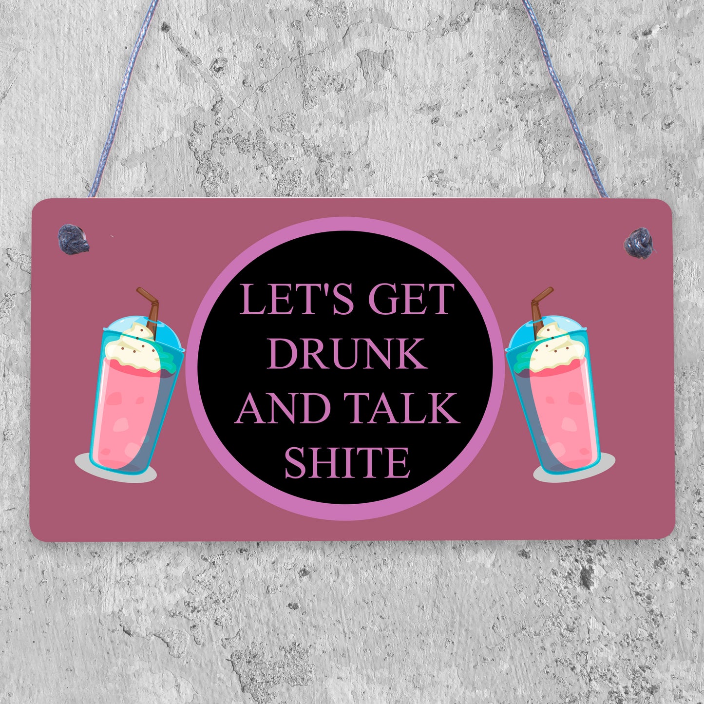 Funny Alcohol Gifts Novelty Man Cave Sign Home Bar Pub Hanging Plaque Vodka