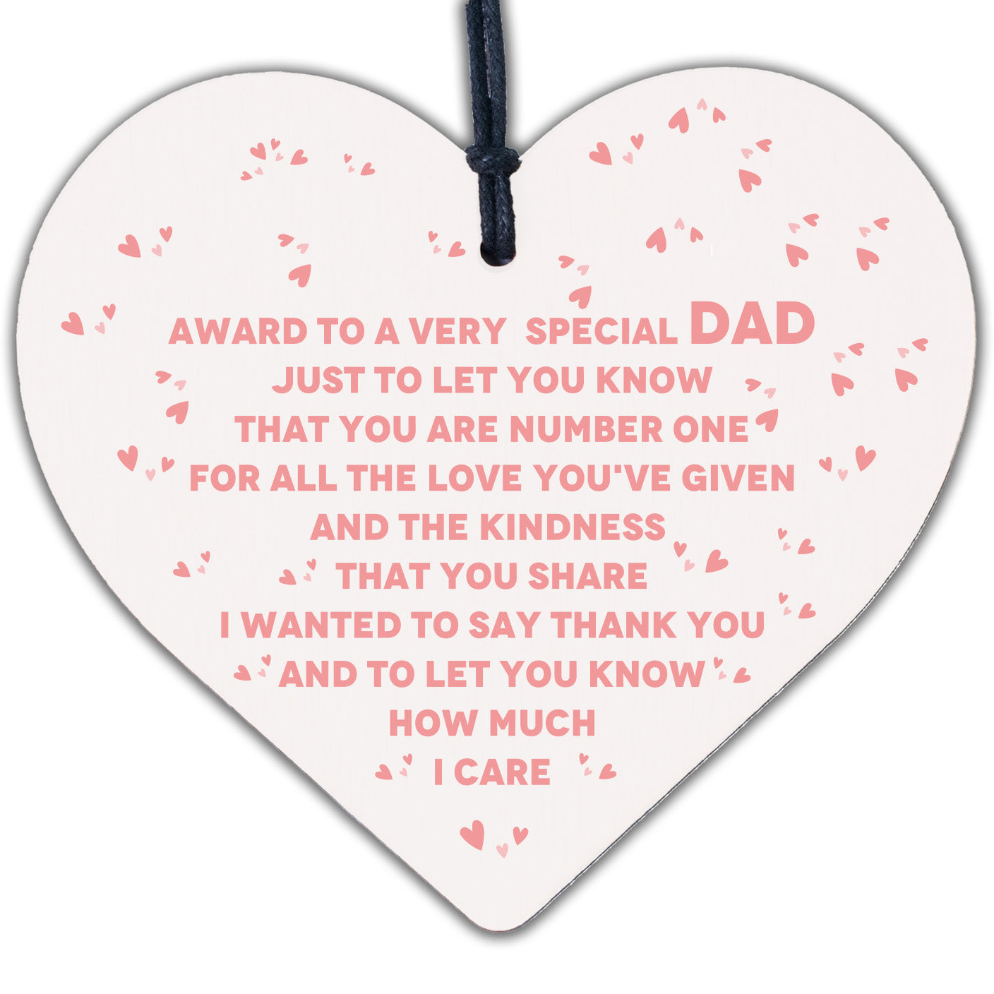 Dad Christmas Presents Wooden Heart Birthday Gifts For Daddy From Daughter Son