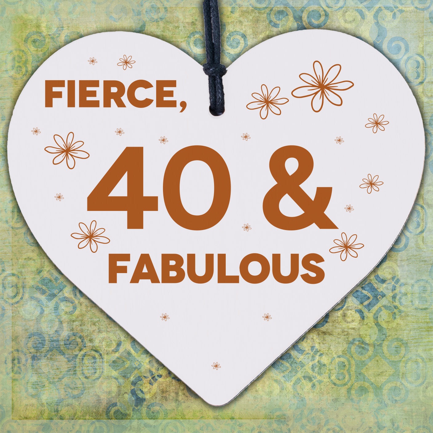 40 And Fabulous Gift 40 Birthday Decorations 40th Birthday Present For Women Men