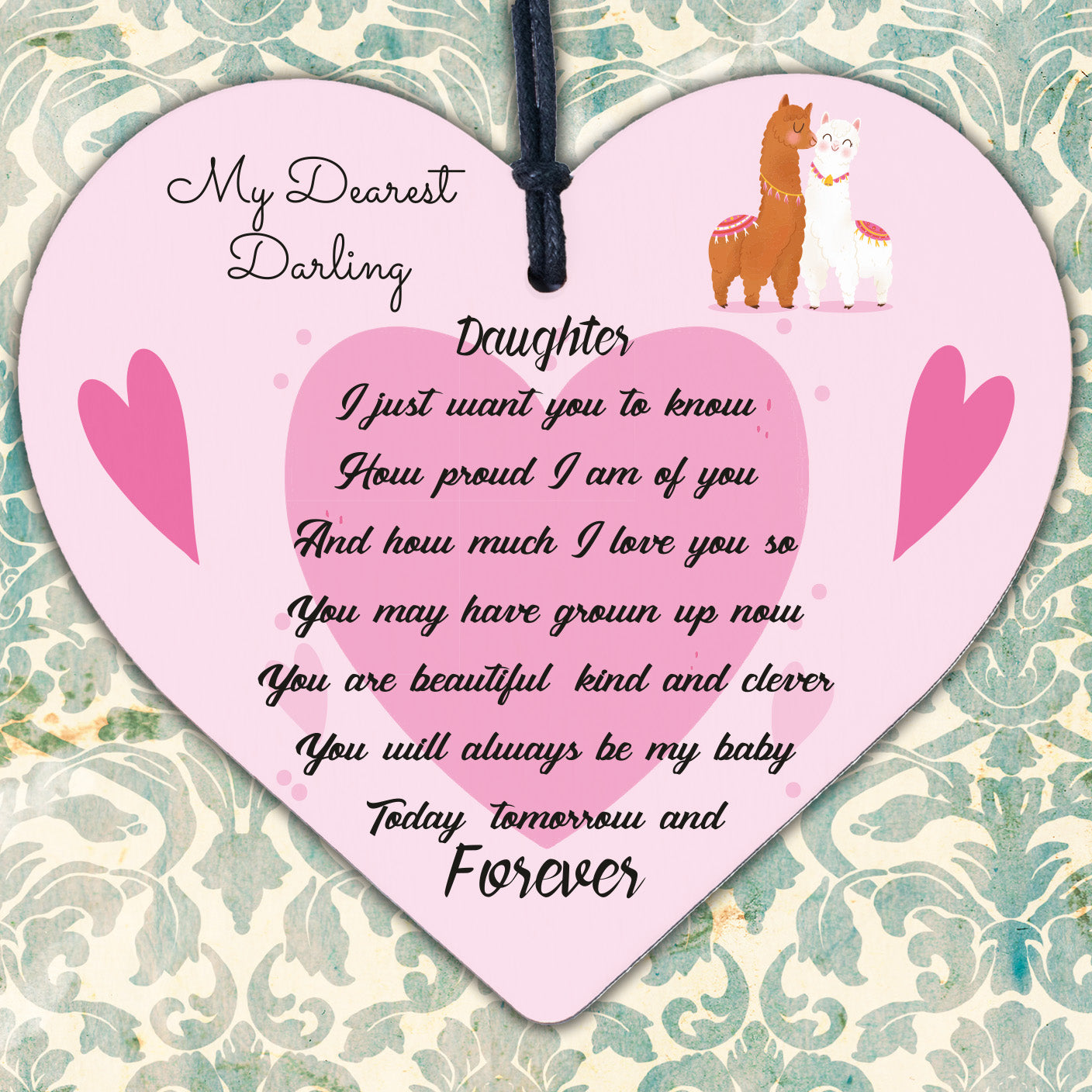 Daughter Gifts Heart Daughter Birthday Daddy Daugher Gifts Mother Daughter Gift