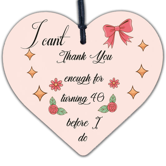 I Love You Mum Wooden Heart Cute Mum Mummy Thank You Birthday GIFT For Her