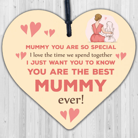 Handmade Mummy Gift Novelty Hanging Plaque Gifts For Mum Birthday Gifts From Son