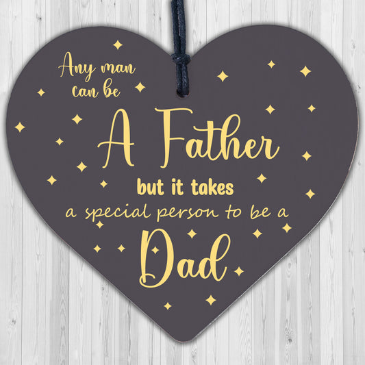 Special Person Wood Sign Husband Dad Son Birthday Father's Day Thank You Gifts