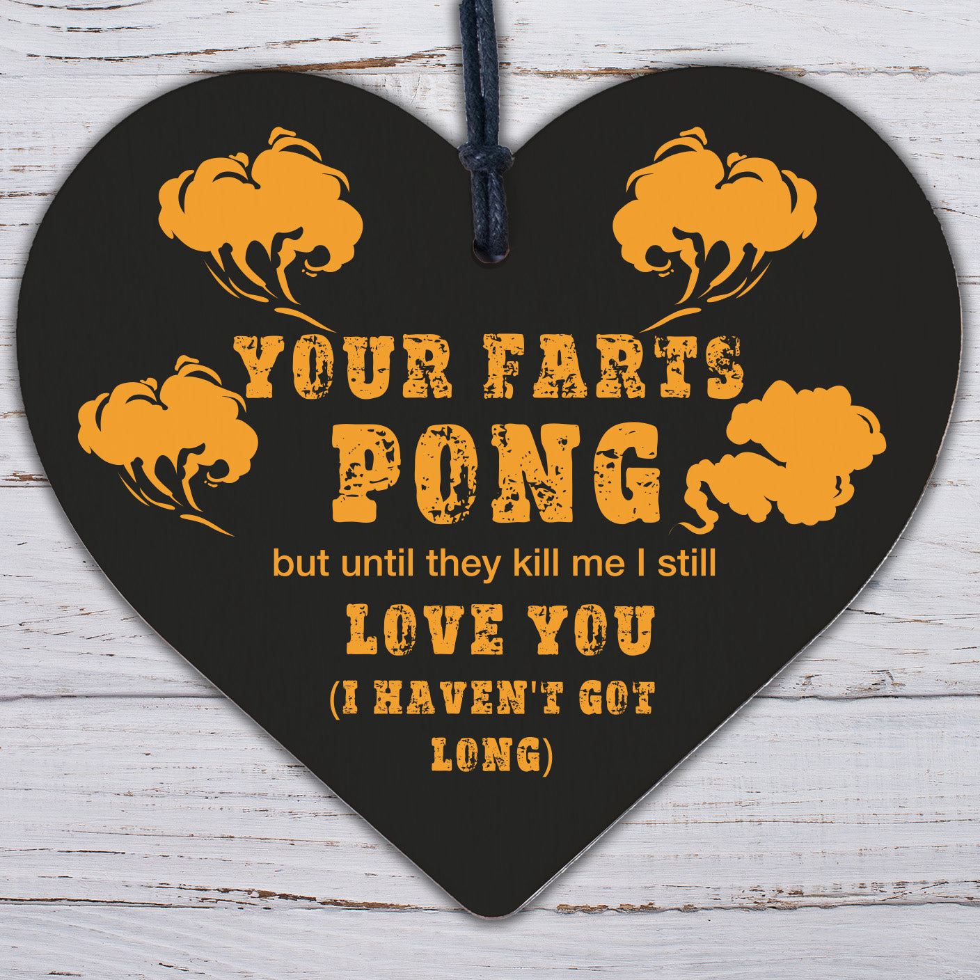 Your Farts Pong Happy Birthday Funny Card Boyfriend Husband Girlfriend Wife Gift