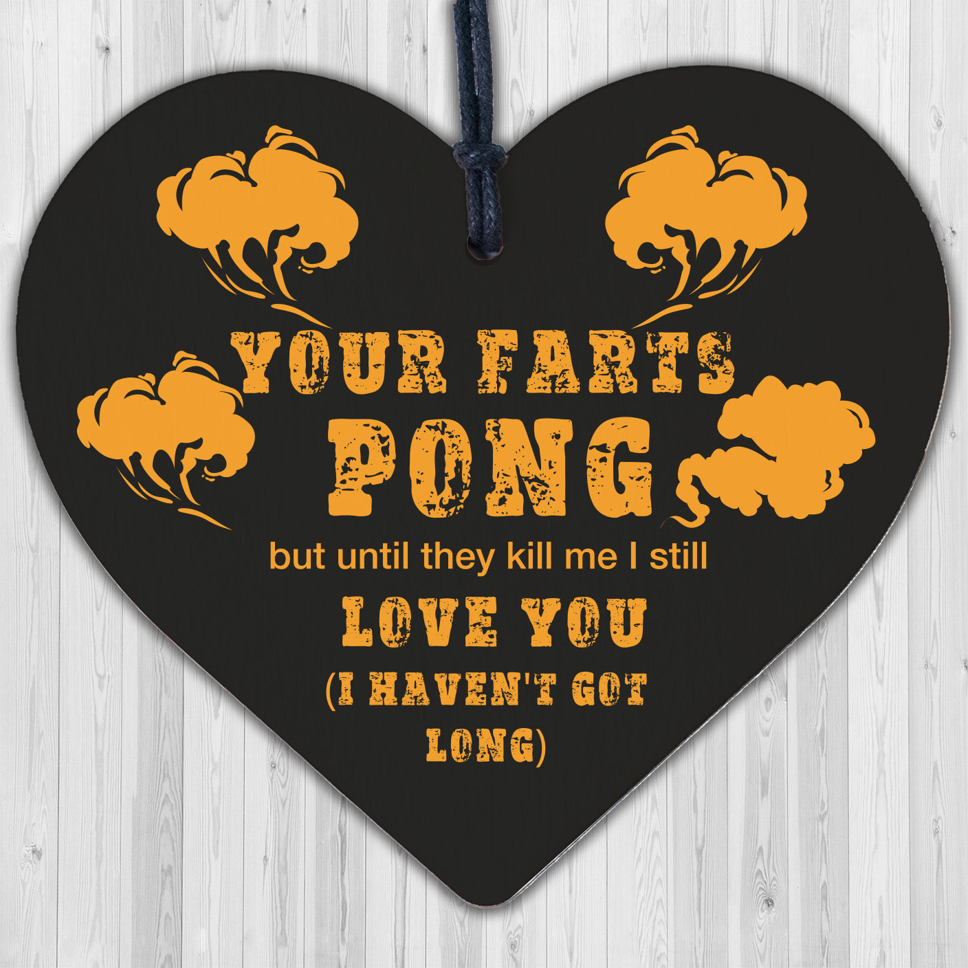 Your Farts Pong Happy Birthday Funny Card Boyfriend Husband Girlfriend Wife Gift