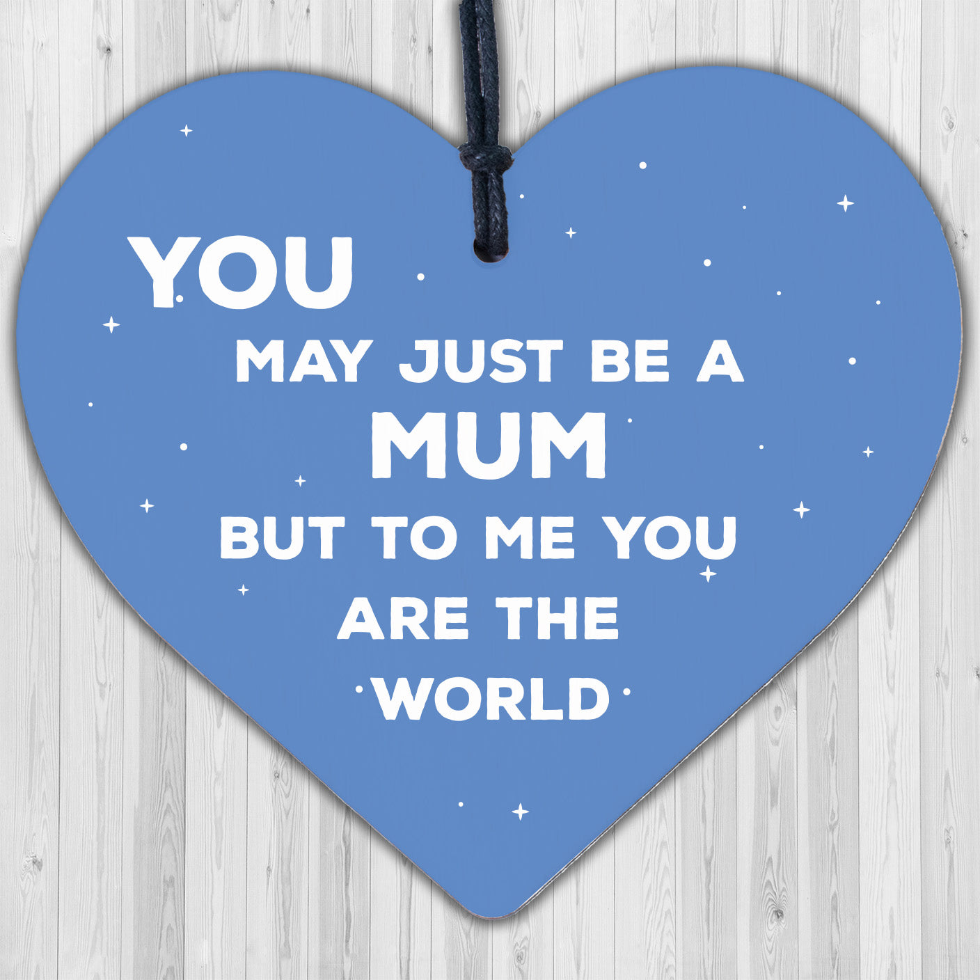 Mum Mummy Gift Handmade Wooden Heart Sign Gift For Mum Birthday Christmas