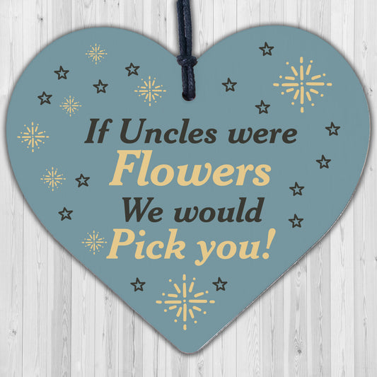 Novelty Thank You Gift For Uncle Birthday Christmas Engraved Heart Gift For Him