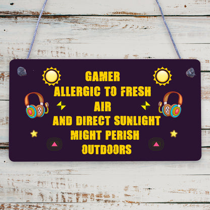 Gaming Bedroom Accessories Room Sign Novelty Birthday Gift For Gamer Brother Son