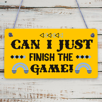 Gamer Christmas Gift Novelty Gaming Boys Bedroom Sign Gift For Son Brother