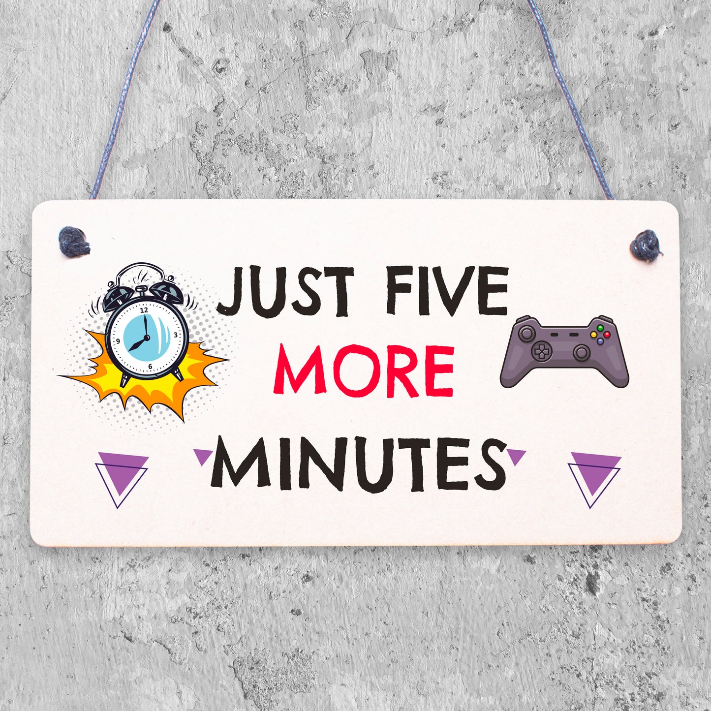 Gaming Five More Minutes Gaming Bedroom Accessories Birthday Christmas Son Gifts