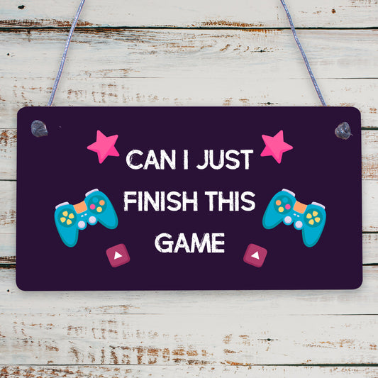 Gaming Sign For Door Gaming Sign For Wall Funny Gamer Gift For Son Bedroom Decor