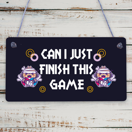 Funny Gaming Sign Gamer Gift For Birthday Christmas Brother Son Gift For Him