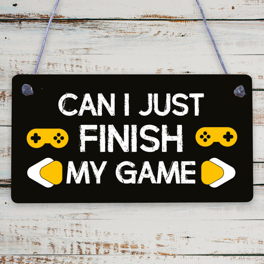 Gaming Bedroom Signs Novelty Games Room Gifts For Boys Funny Gifts For Him