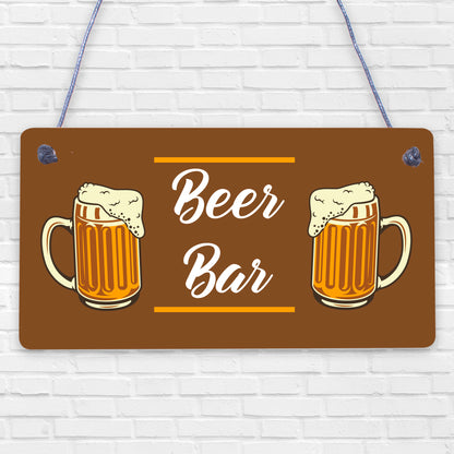 Vintage Bar Sign Beer Plaque Home Bar Wedding Man Cave Pub Wall Gifts For Men