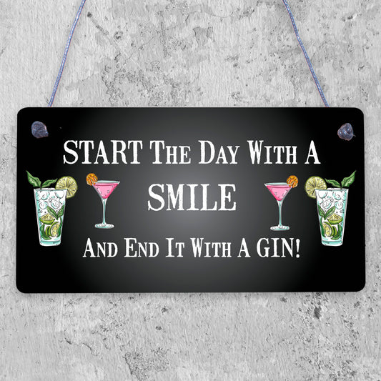 Funny Gin Gift Hanging Kitchen Bar Plaque Gin Lover Gift Alcohol Gift For Friend