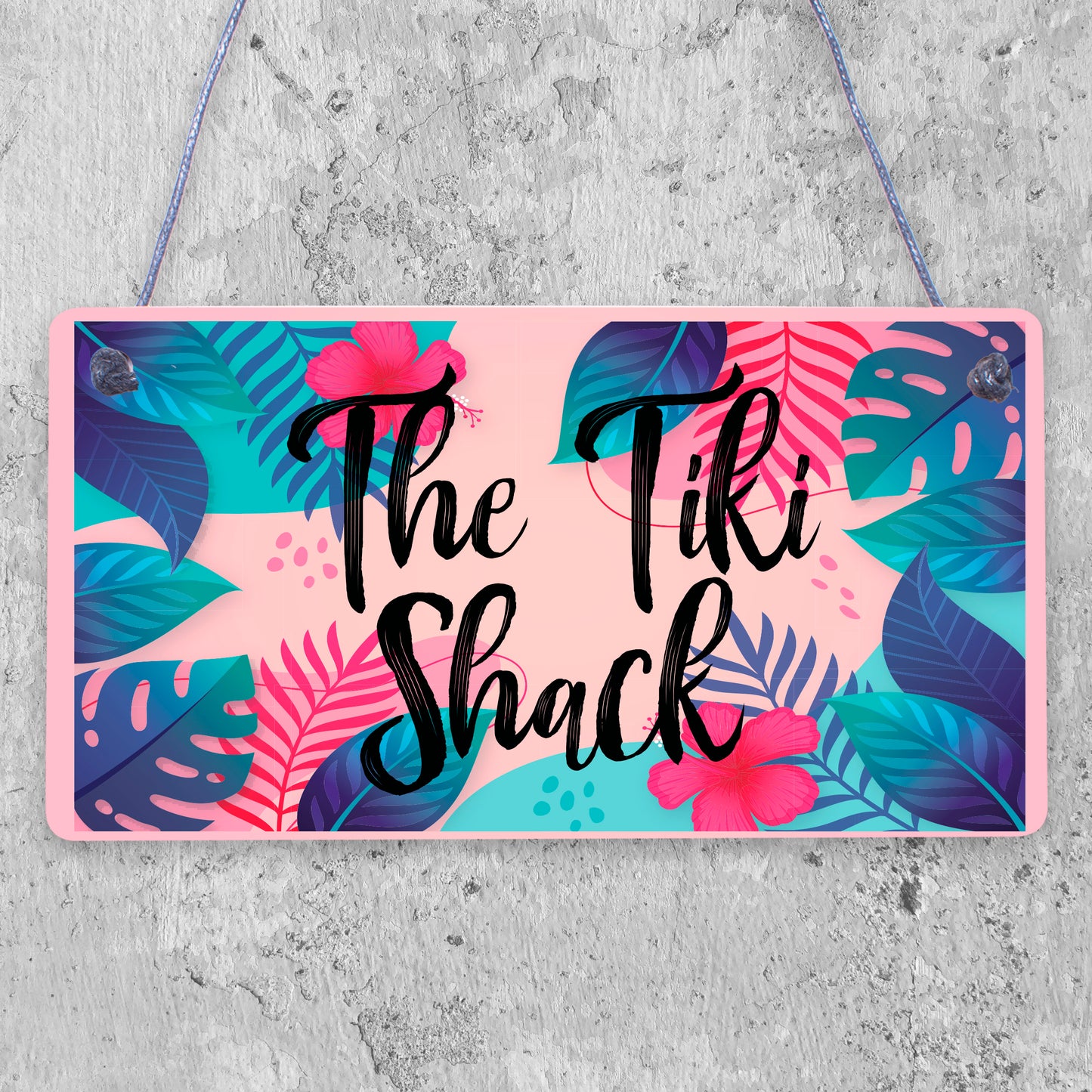 Tiki Shack Hanging Bar Plaque Beer Cocktail Beach Decoration Sign Friend GIFTS