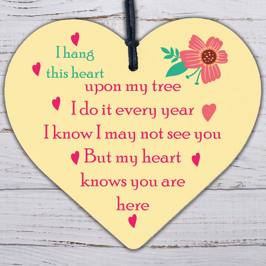 Christmas Tree Memorial Mum Nan Dad Grandad Ornament Decoration Plaque Gift