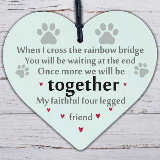 Handmade Pet Memorial Plaque For Cat Or Dog Heart Memorial Bauble Animal Sign